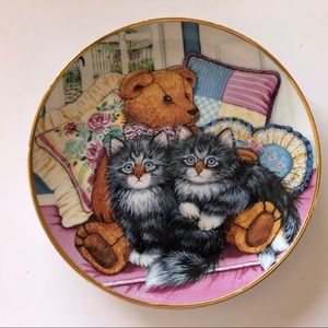 Franklin Mint Cozy Companions Collector Plate 1992